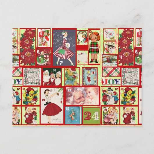 Kerst voorbij briefkaart (Voorkant)