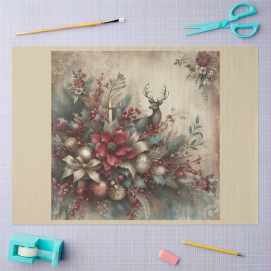 Kerst voorbij Design Series 25 Tissuepapier (Craft)