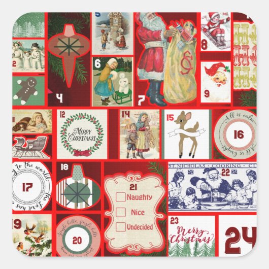 Kerst voorbij stickers (Voorkant)