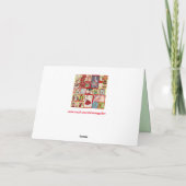 Kerst voorbij wenskaart kaart (Achterkant)