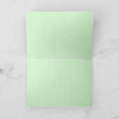 Kerst voorbij wenskaart kaart (Binnen)