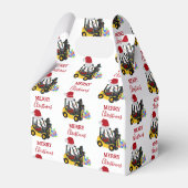 Kerst vorkheftruck bedankdoosjes (Achterkant)