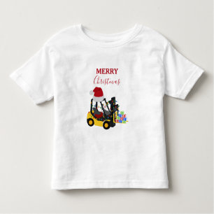 Kerst vorkheftruck kinder shirts