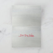 Kerst Vos Rode Bessen Winter Vakantie Grappig Feestdagen Kaart (Binnen)