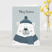 Kerst vouwbare wenskaart kaart (Gele Bloem)