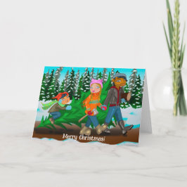 Kerst vouwkaart van ons voor jou kaart