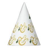 Kerst vrede duif feesthoed feesthoedjes (Links)