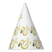 Kerst vrede duif feesthoed feesthoedjes (Rechts)
