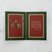 Kerst Vrede Liefde Vreugde Familie Foto Personalis Kaart (Binnen)