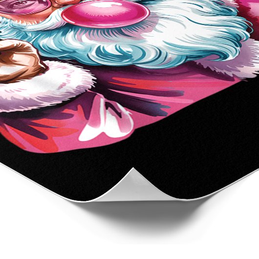 Kerst Vredesteken Hand Sinterklaas NK Bubble Gu Poster (Hoek)