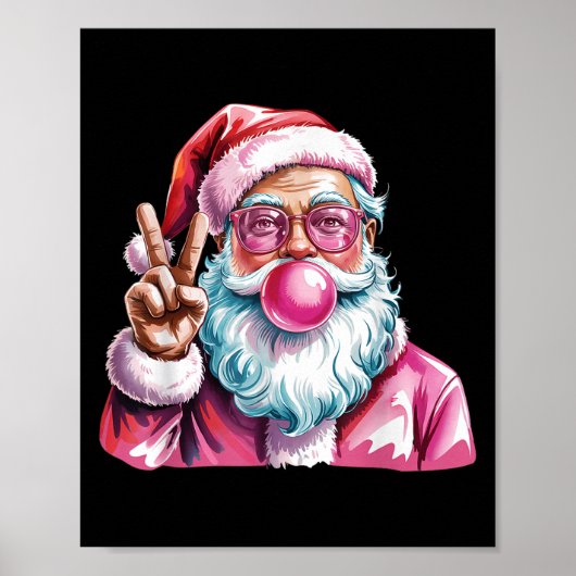 Kerst Vredesteken Hand Sinterklaas NK Bubble Gu Poster (Voorkant)