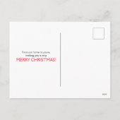 Kerst Vreugde Aangepaste Foto Feestdagenkaart (Achterkant)