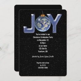 Kerst Vreugde Party Uitnodiging