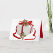 Kerst Vreugde Poëzie Bedankkaart (Voorkant)