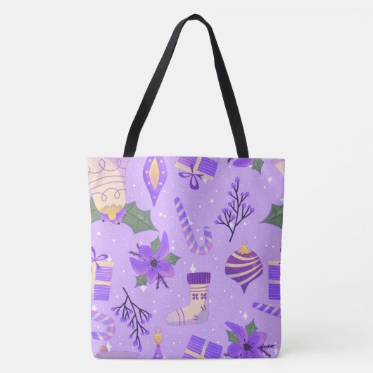 kerst vreugde tote bag (Voorkant)