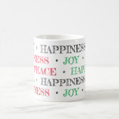 Kerst Vreugde Vrede Geluk Koffiemok (Center)