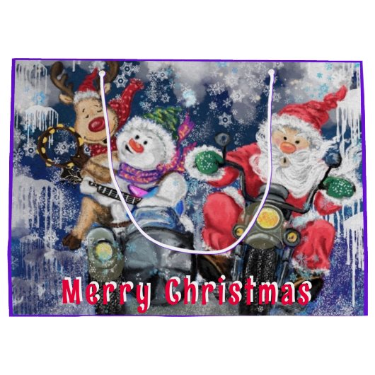 Kerst Vrienden Cadeautas (Achterkant)