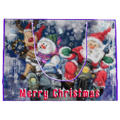 Kerst Vrienden Gift Zak Groot Cadeauzakje (Achterkant)