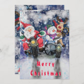 Kerst Vrienden Grappige Kaart (Voorkant / Achterkant)