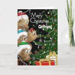 KERST - VRIENDIN - AARDAPPEL FAMILIE COLLECTIE FEESTDAGEN KAART