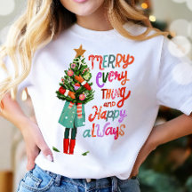 Kerst Vrolijk Alles Gelukkig Altijd Modern