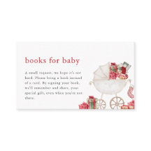Kerst Vrolijk Baby shower Boeken voor Baby Kaart
