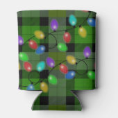 Kerst vrolijk en fel licht blikjeskoeler (Achterkant)