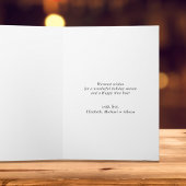 Kerst Vrolijk en helder 4 foto vakantie Kaart