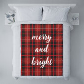 Kerst vrolijk en helder geruite deken