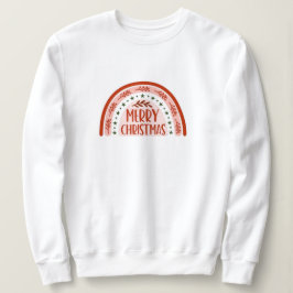 Kerst, vrolijk en helder, vrolijk, modern, retro t trui