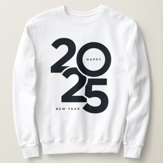 Kerst, vrolijk en helder, vrolijk, modern, retro t trui (Design voorkant)