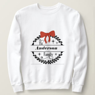 Kerst, vrolijk en helder, vrolijk, modern, retro t trui