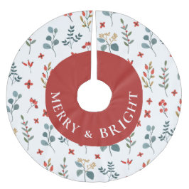 Kerst Vrolijk & Helder Eucalyptus Bessen Bloemen Kerstboom Rok