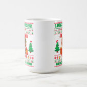 Kerst Vrolijk Kerstcadeau voor Aap Koffiemok (Center)