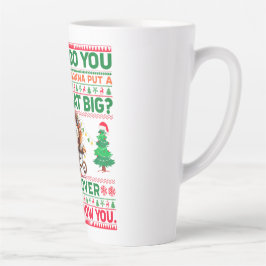 Kerst Vrolijk Kerstcadeau voor Aap Latte Mok