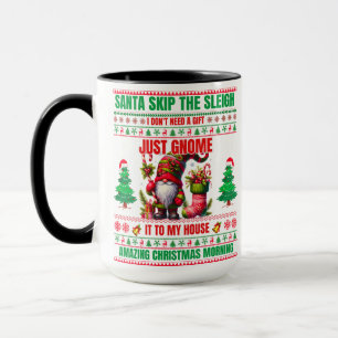 Kerst Vrolijk Kerstcadeau voor Kerst Gnoom Mok