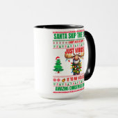 Kerst Vrolijk Kerstcadeau voor Kerst Moose Mok (Voorkant rechts)