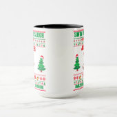Kerst Vrolijk kerstcadeau voor kerst otter Mok (Midden)