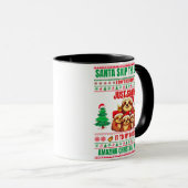 Kerst Vrolijk kerstcadeau voor luiaards Mok (Voorkant rechts)