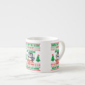 Kerst Vrolijk Kerstcadeau voor Penguin Espresso Kop (Voorkant rechts)
