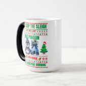 Kerst Vrolijk Kerstcadeau voor Penguin Magische Mok (Voorkant links)
