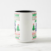 Kerst Vrolijk Kerstcadeau voor Penguin Mok (Midden)