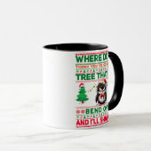 Kerst Vrolijk Kerstcadeau voor Penguin Mok (Voorkant rechts)