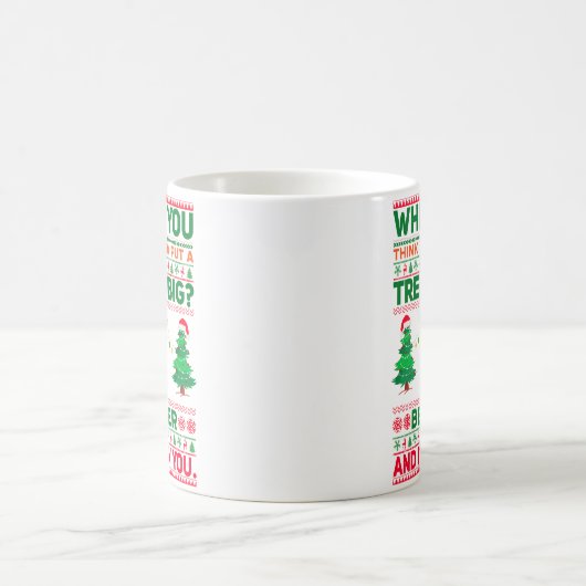 Kerst Vrolijk Kerstcadeau voor rendieren Koffiemok (Center)