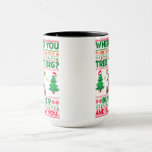 Kerst Vrolijk Kerstcadeau voor rendieren Mok (Midden)