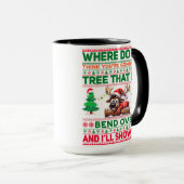 Kerst Vrolijk Kerstcadeau voor rendieren Mok (Voorkant rechts)