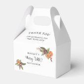 Kerst Vrolijk klein Baby shower Bedankdoosjes (Voorkant Zijde)