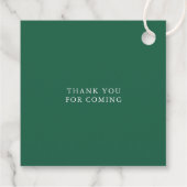 Kerst Vrolijk klein Baby shower Genderneutraal Bedankjes Labels (Achterkant)