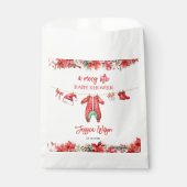 Kerst Vrolijk klein Baby shower Genderneutraal Bedankzakje (Voorkant)