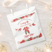 Kerst Vrolijk klein Baby shower Genderneutraal Bedankzakje (Geknipt)